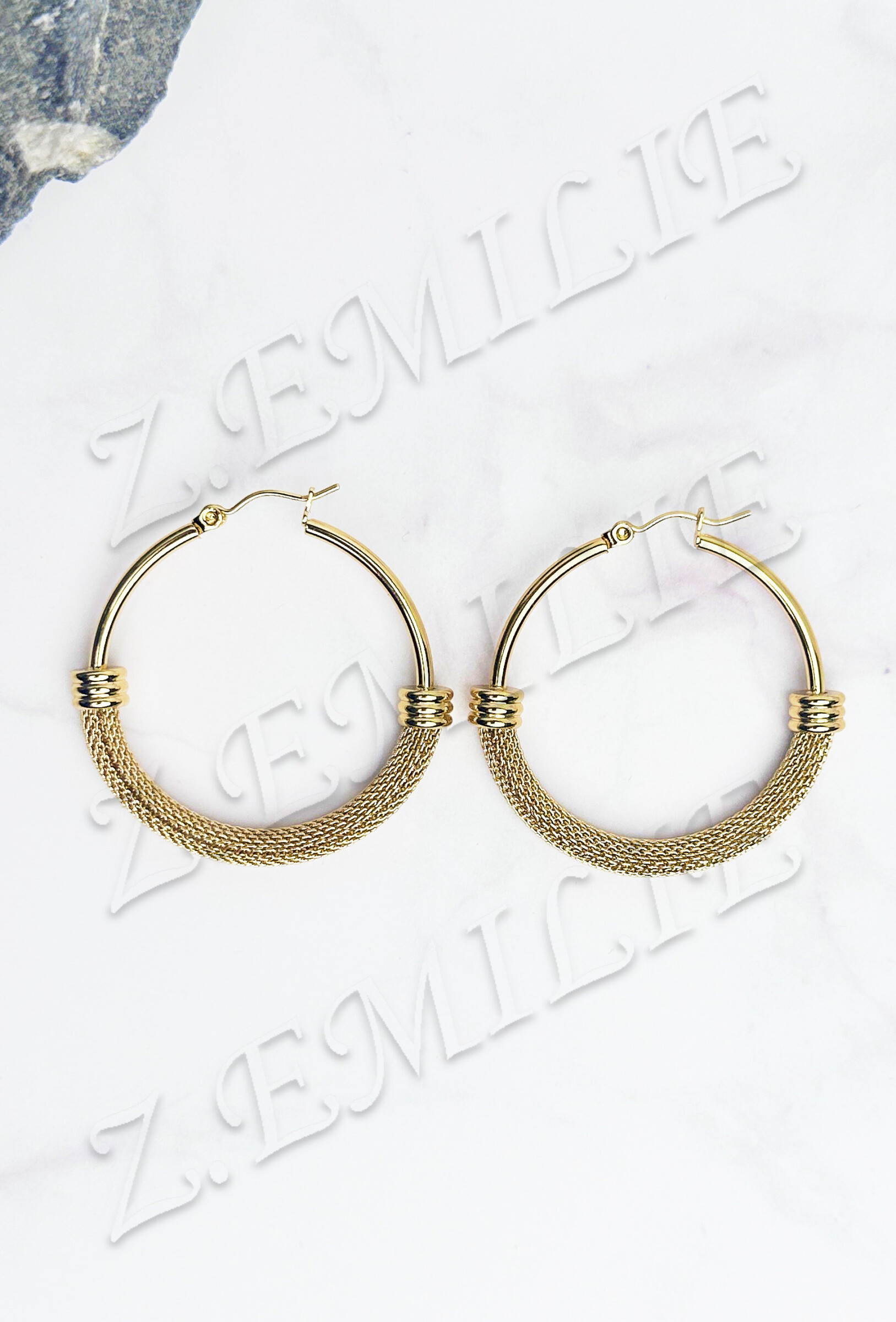 Wholesaler Z. Emilie - Steel earring