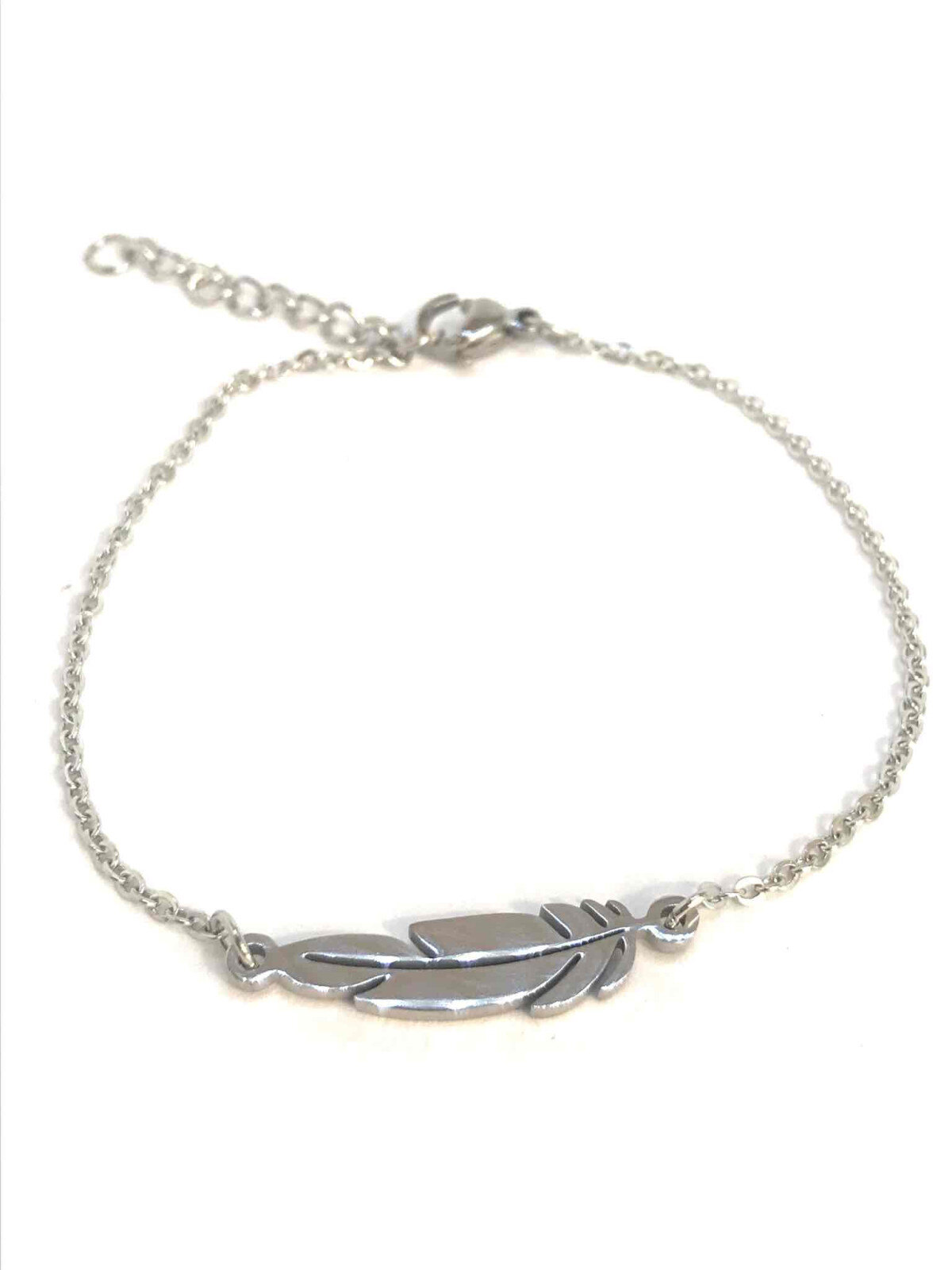 Grossiste Z. Emilie - Bracelet acier plume