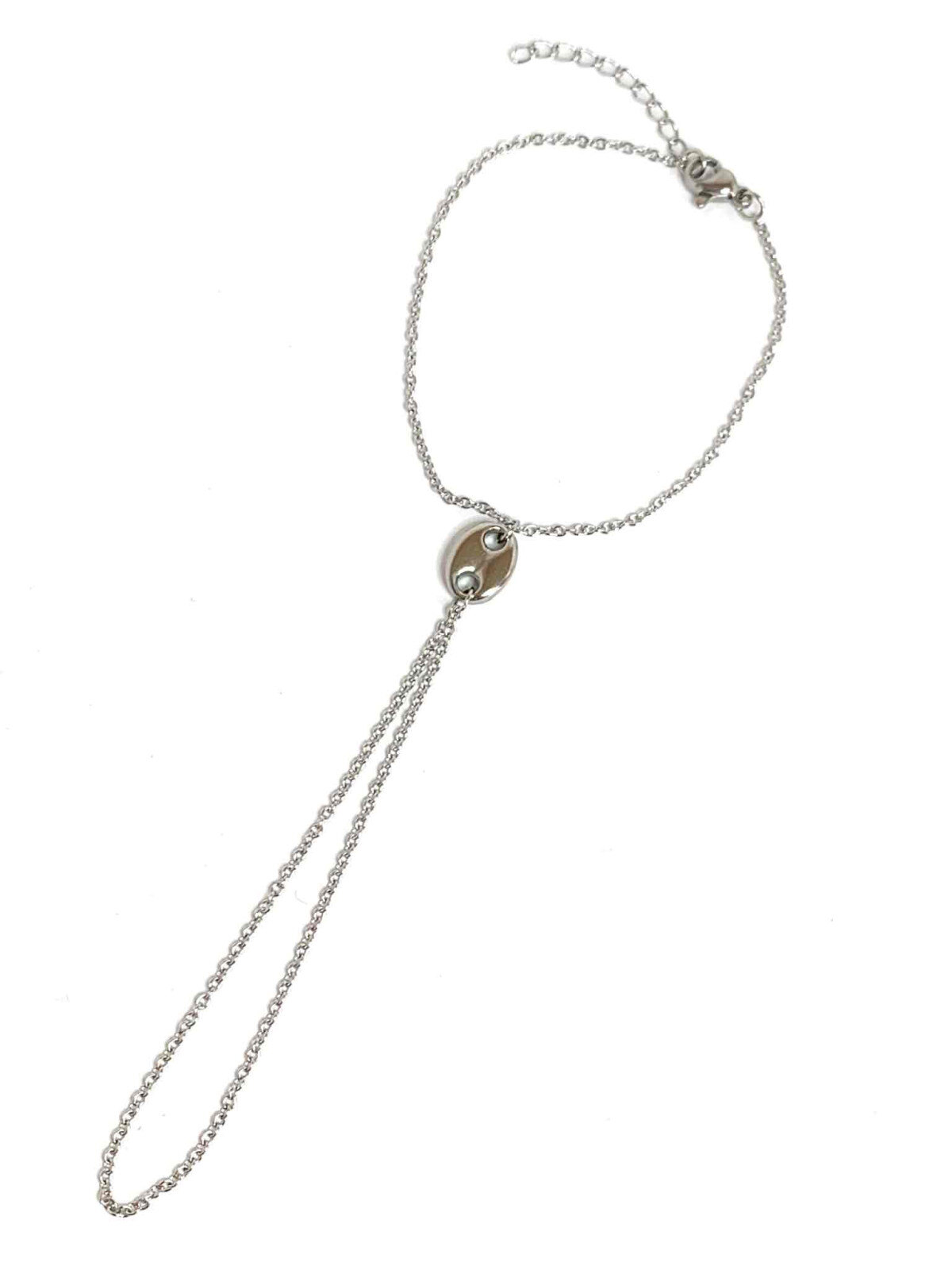 Grossiste Z. Emilie - Bracelet bague acier grain de café