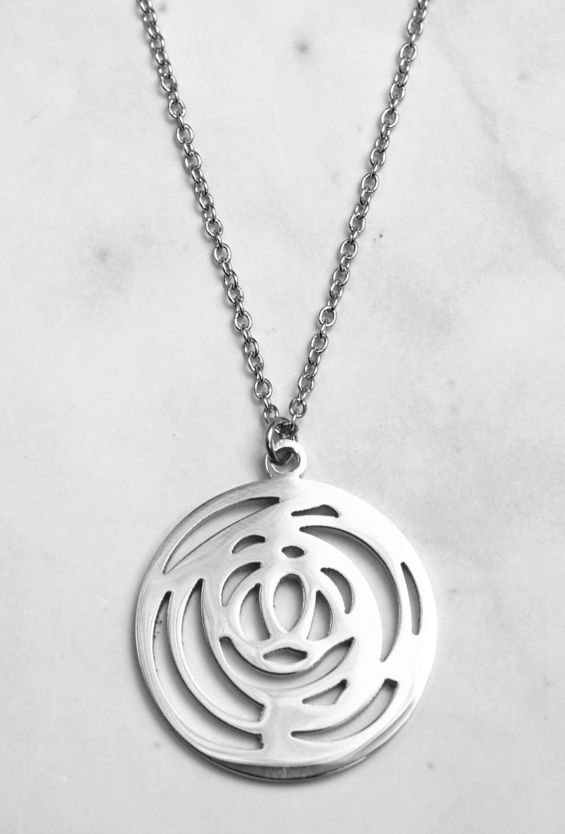 Grossiste Z. Emilie - Collier acier rose