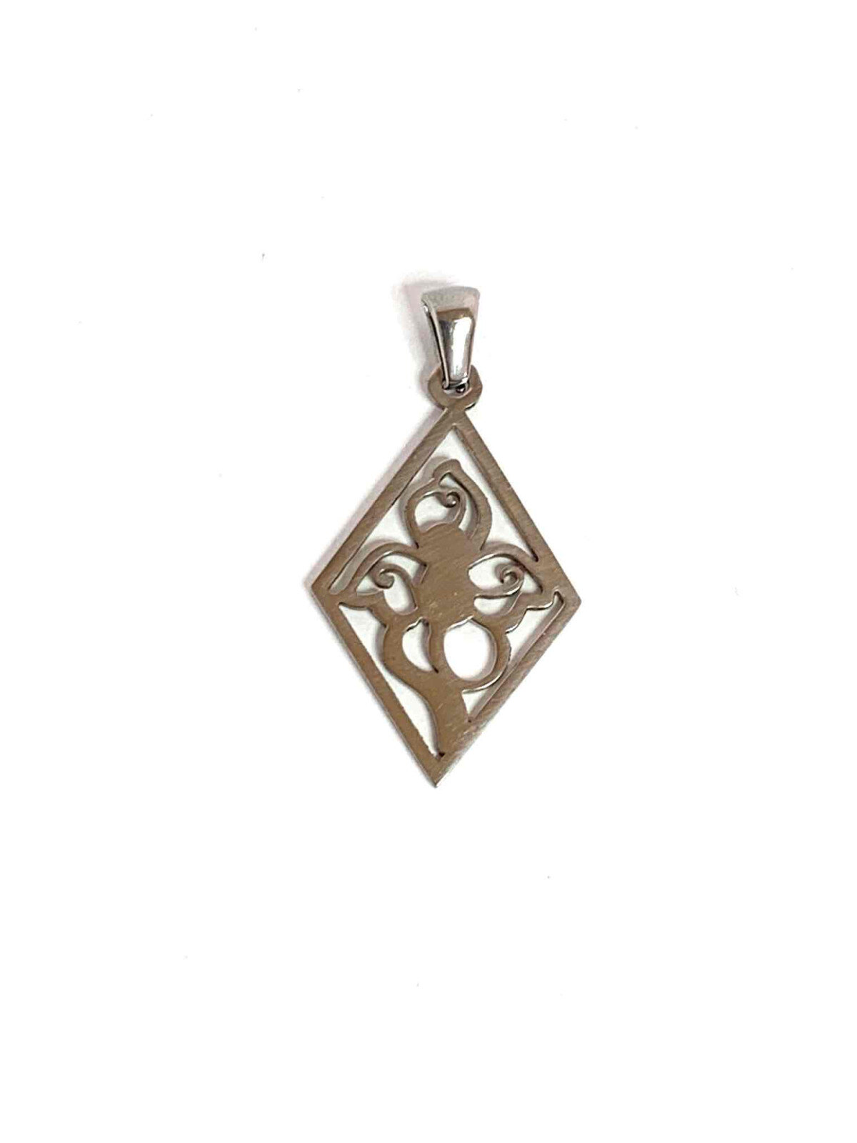 Grossiste Z. Emilie - Pendentif acier fleur