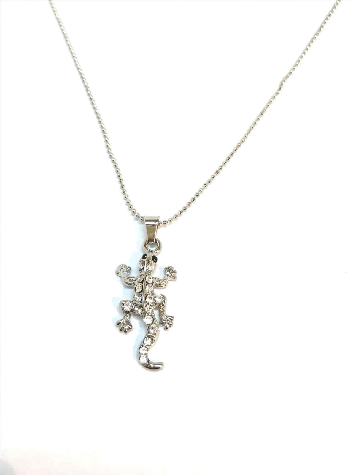 Wholesaler Z. Emilie - Lizard strass necklace