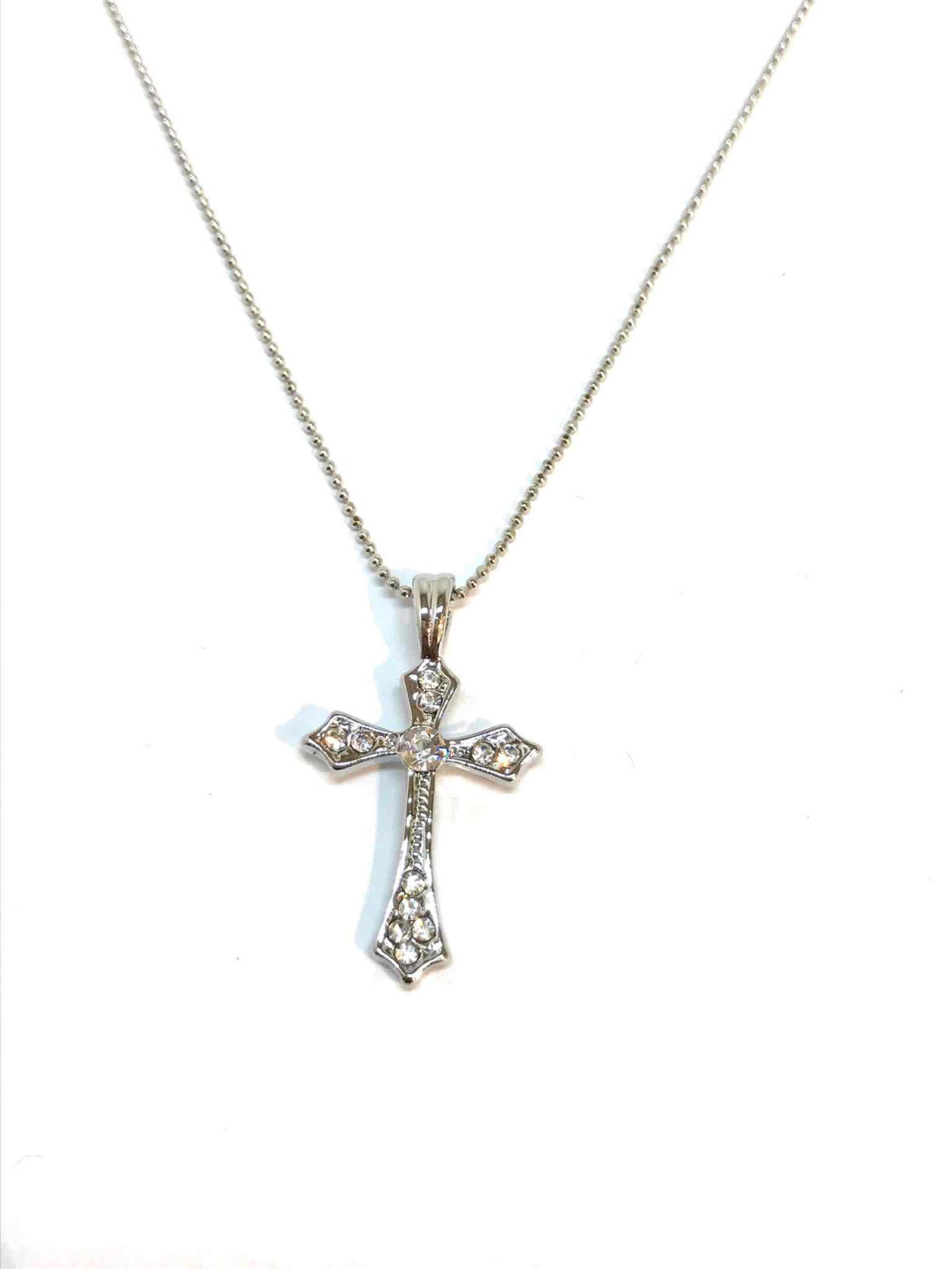 Wholesaler Z. Emilie - Cross strass necklace