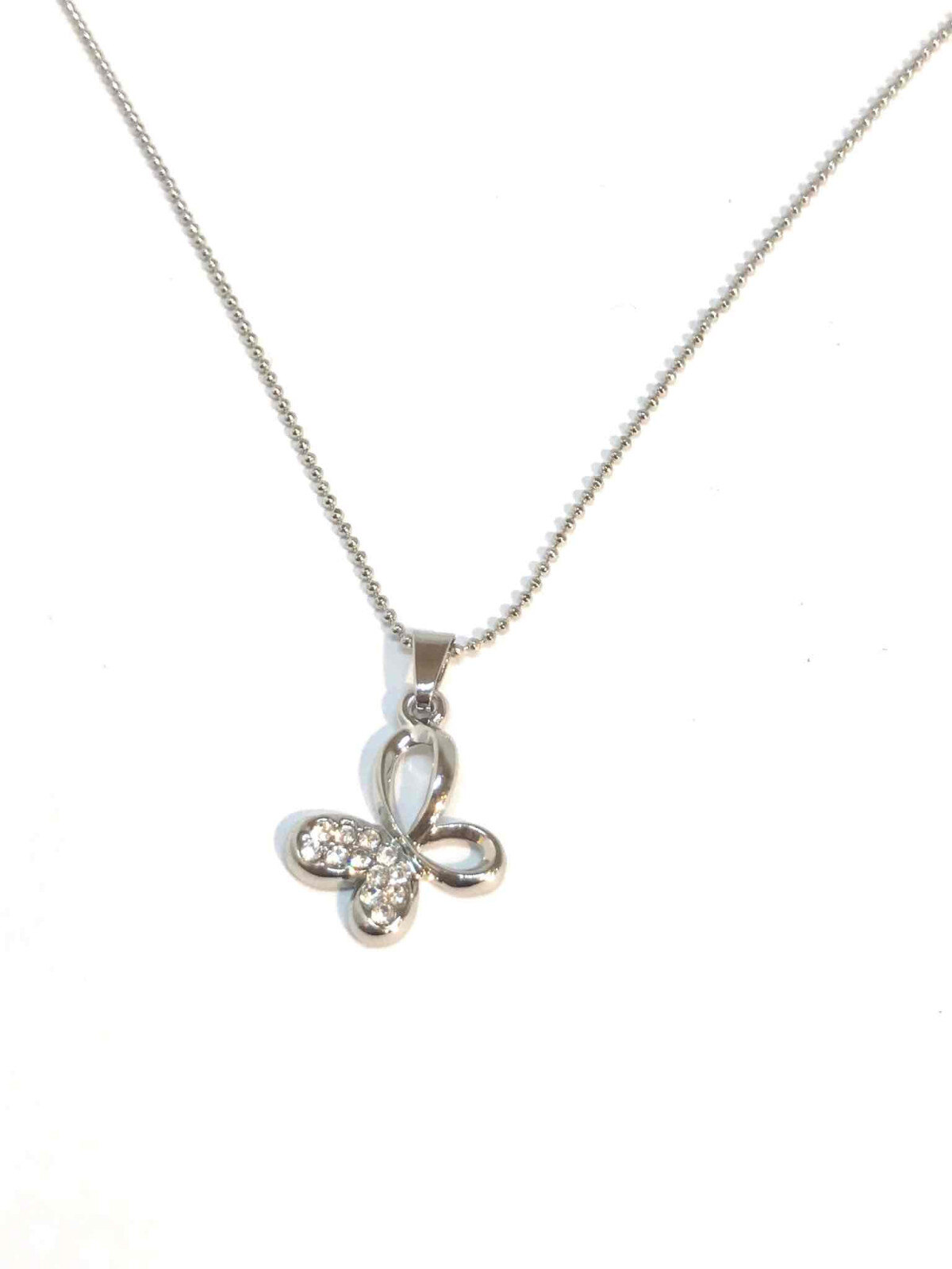 Wholesaler Z. Emilie - Butterfly strass necklace