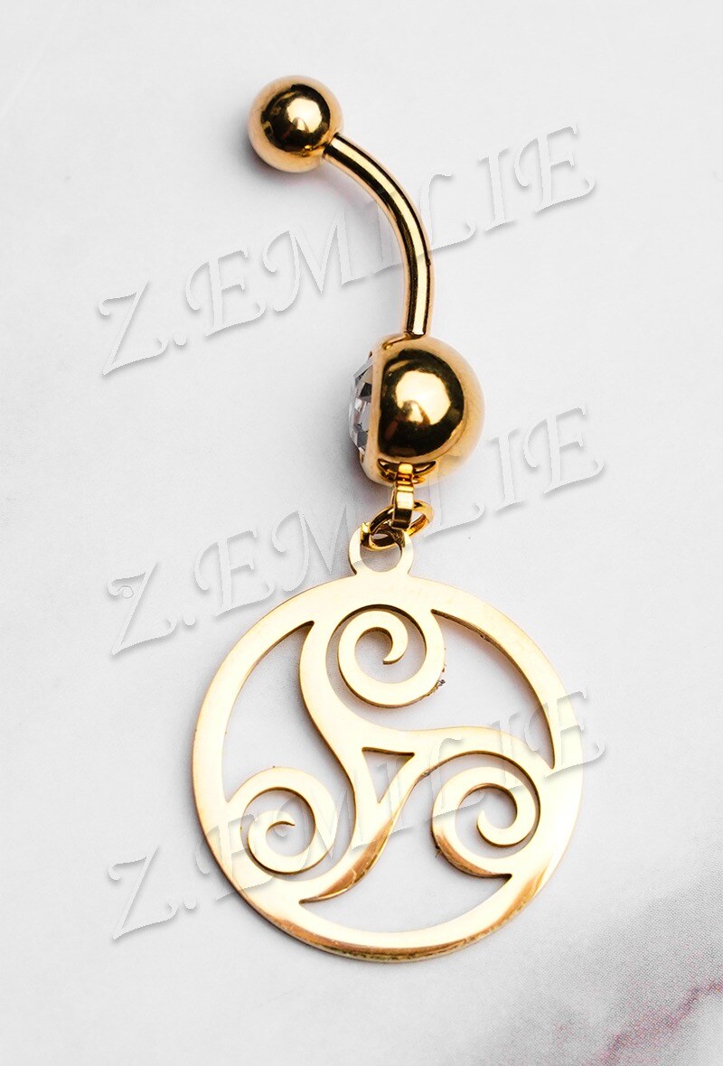 Grossiste Z. Emilie - Piercing nombril triskell