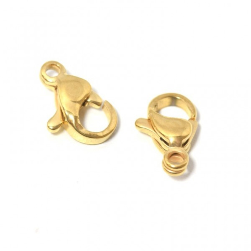 Grossiste Z. Emilie - Accessoire acier fermoir mousqueton 12 mm