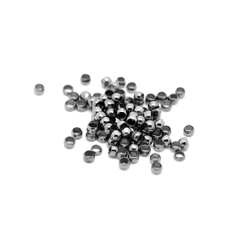 Grossiste Z. Emilie - Accessoire acier perle à écraser 2 mm