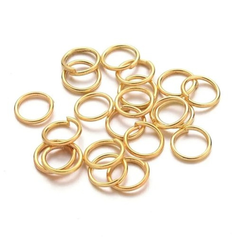 Grossiste Z. Emilie - Accessoire acier anneaux 0.6 x 4 mm