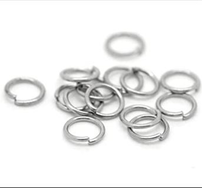 Grossiste Z. Emilie - Accessoire acier anneaux 1.2 x 10 mm