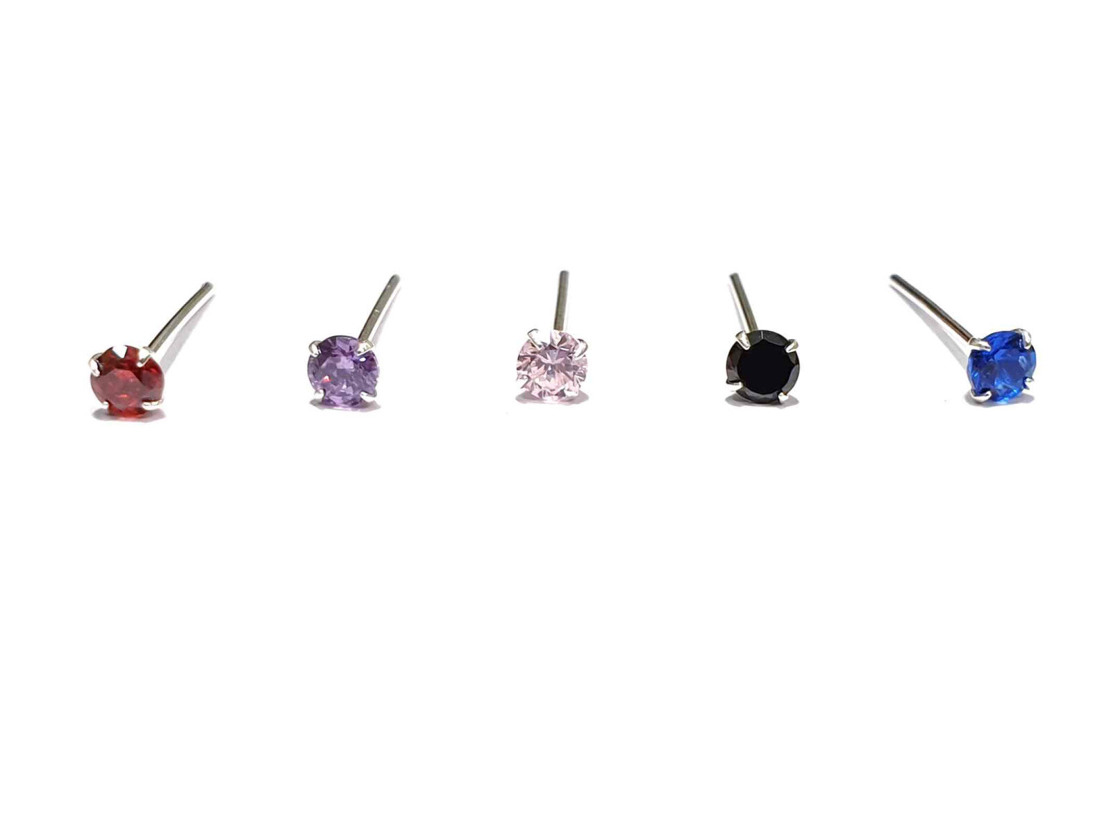 Grossiste Z. Emilie - Piercing nez zirconium rond 2.5mm