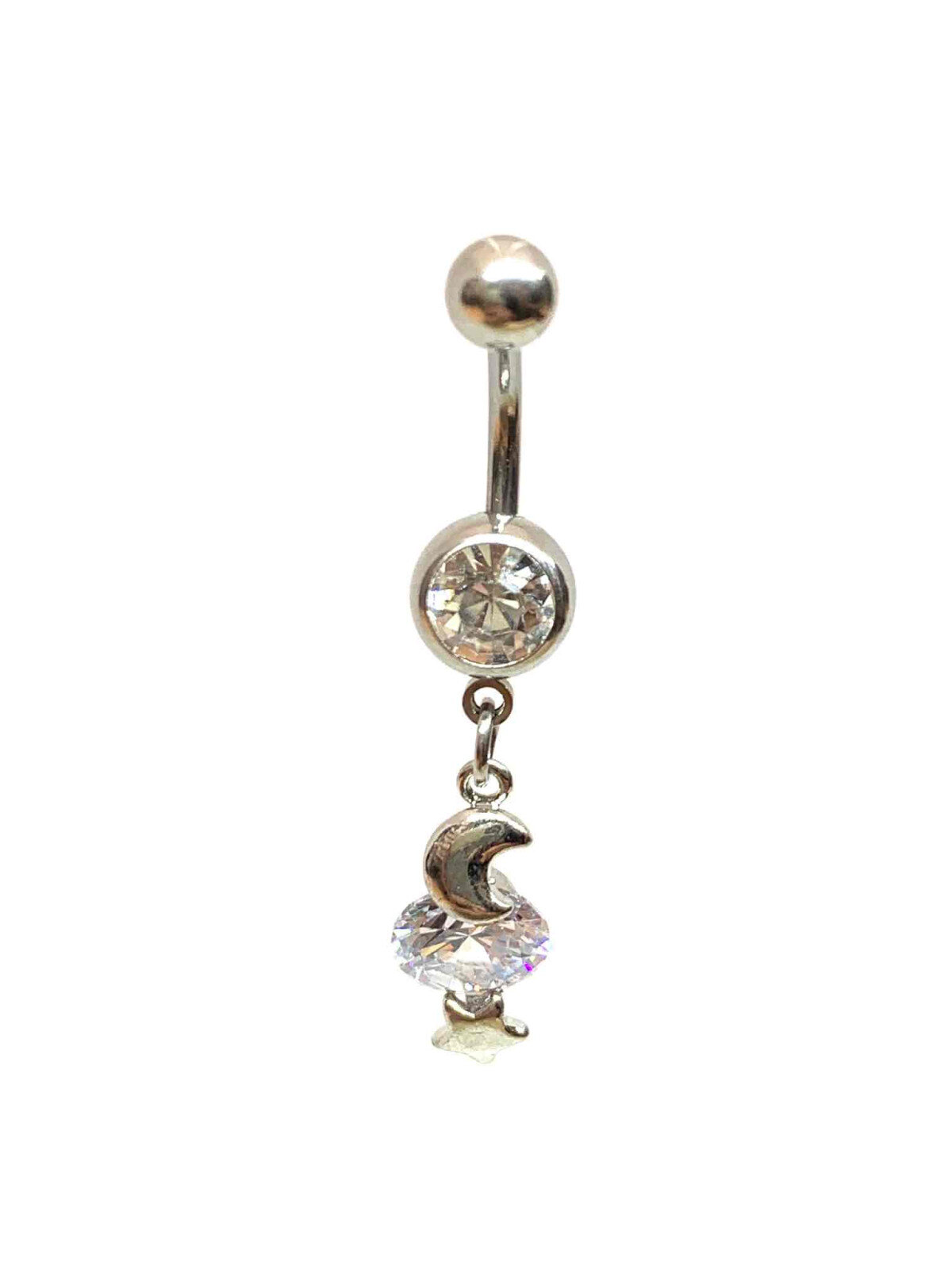 Mayorista Z. Emilie - Piercing del ombligo con luna y estrella