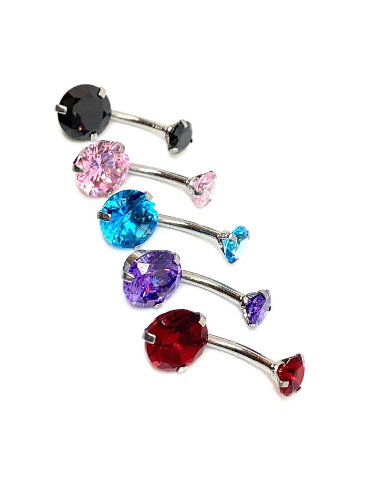 Mayorista Z. Emilie - Piercing de ombligo redondo de circonio