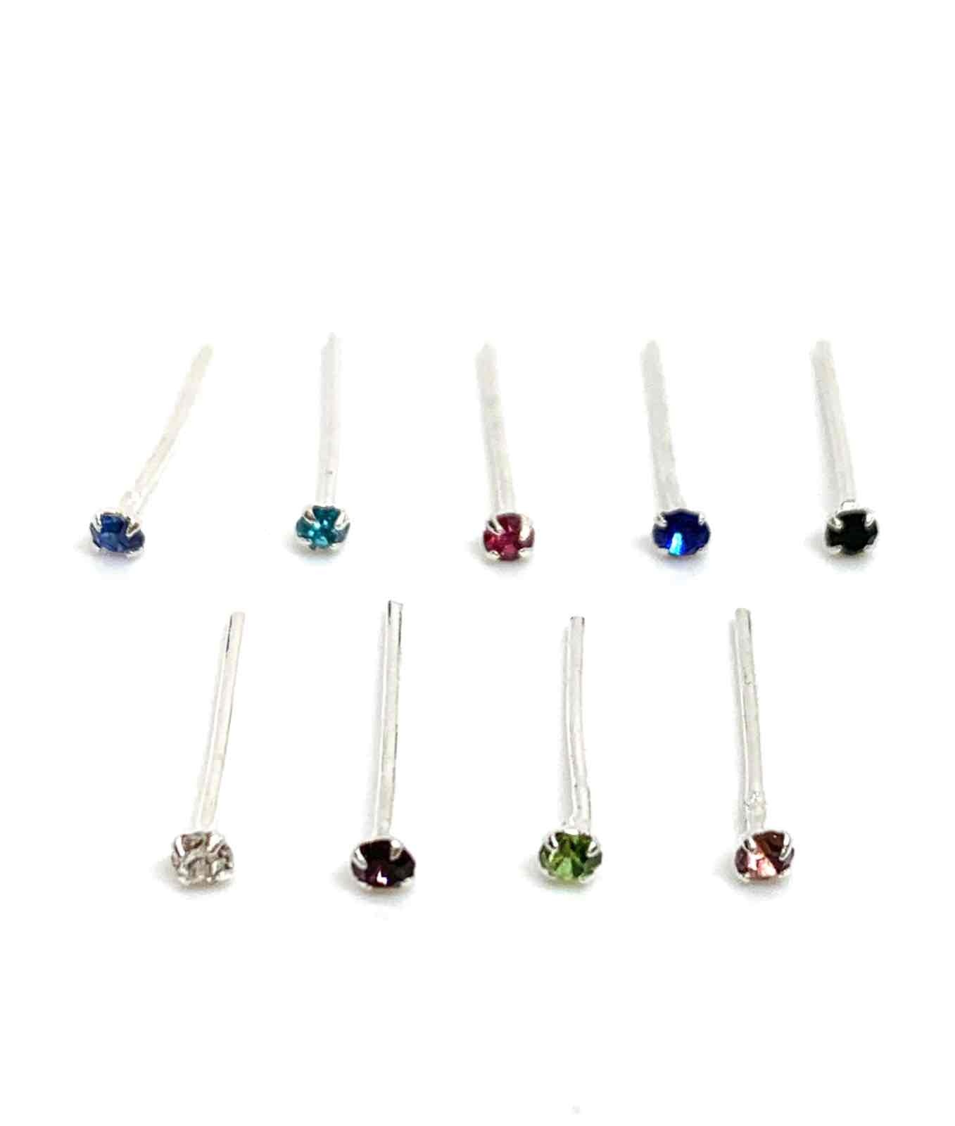 Großhändler Z. Emilie - Strass Nasenpiercing 2mm