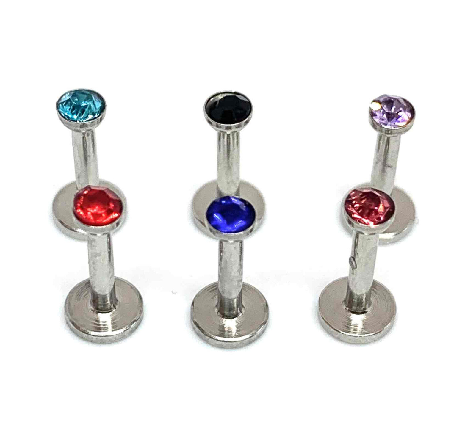 Mayorista Z. Emilie - Strass labret piercing 1.2x6mm