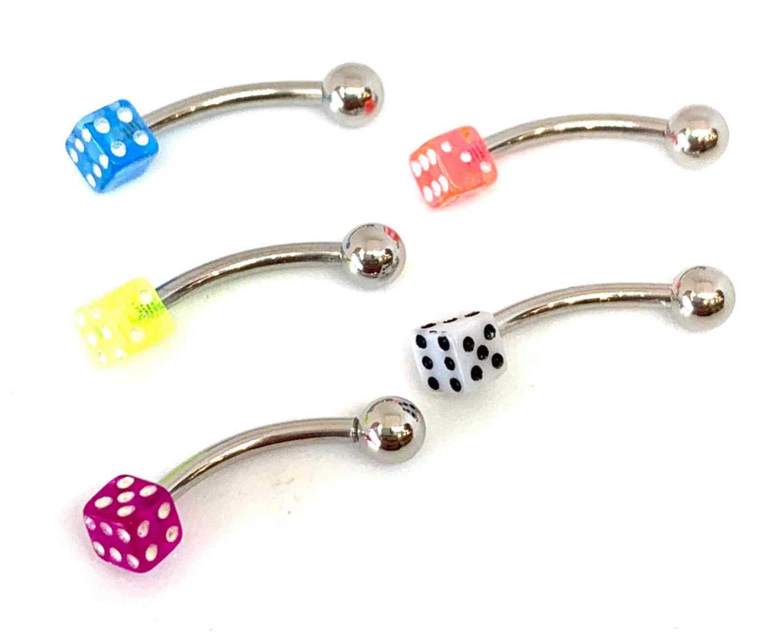 Wholesaler Z. Emilie - Dice arcade piercing 1.2x8mm