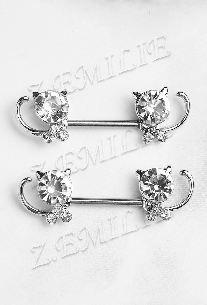 Grossiste Z. Emilie - Piercing téton chat