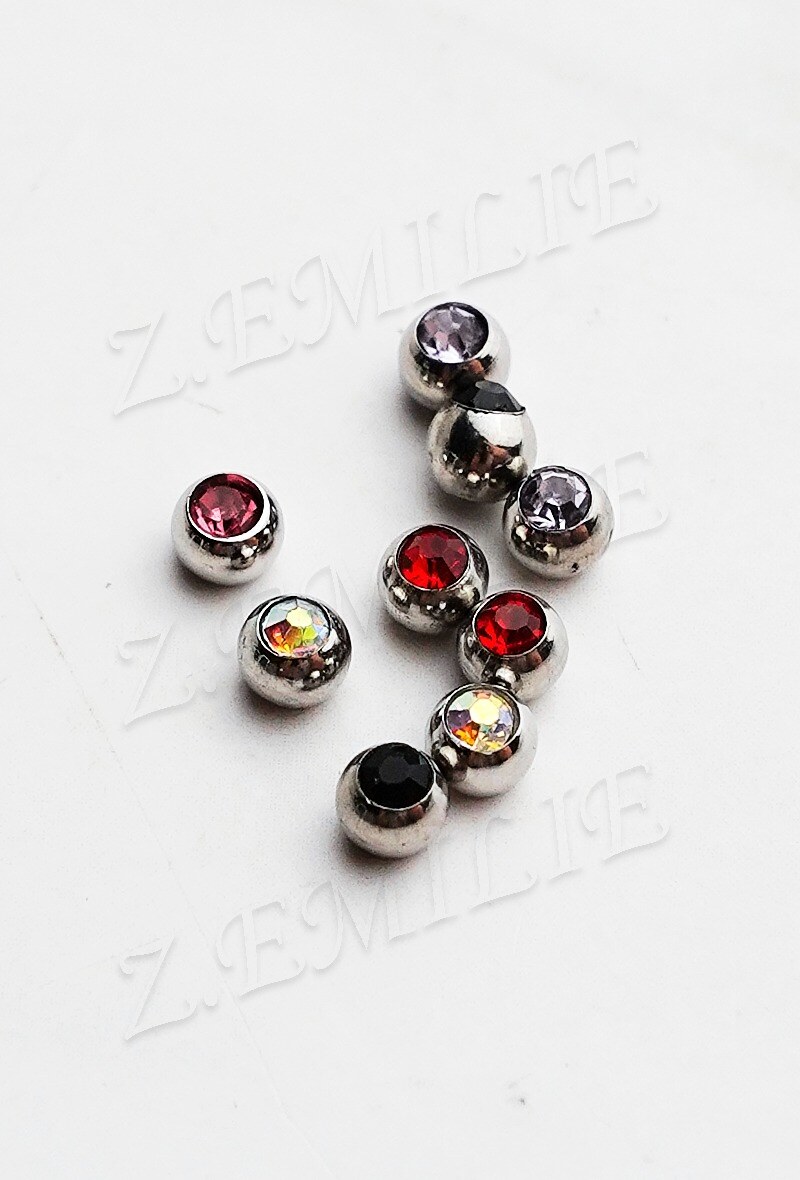 Mayorista Z. Emilie - Piercing accesorio bola strass 1.2x3mm