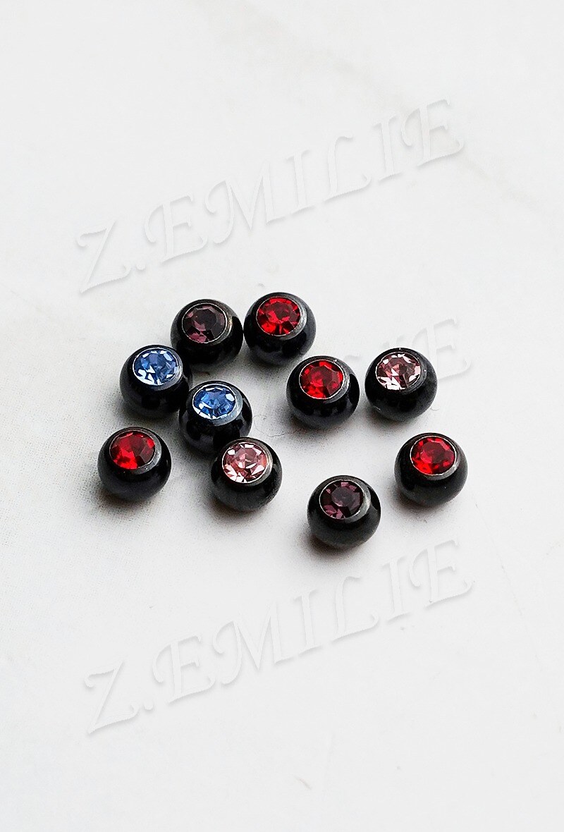 Mayorista Z. Emilie - Piercing accesorio bola strass 1.2x3mm