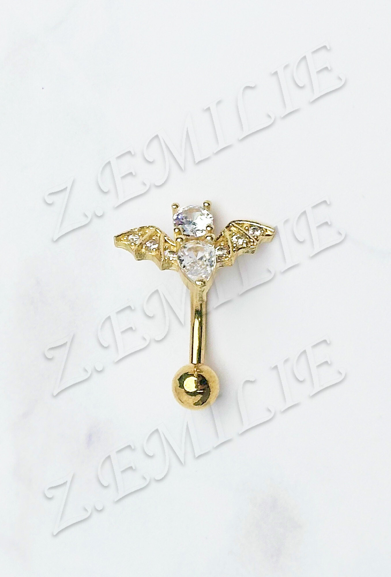 Wholesaler Z. Emilie - Butterfly navel piercing