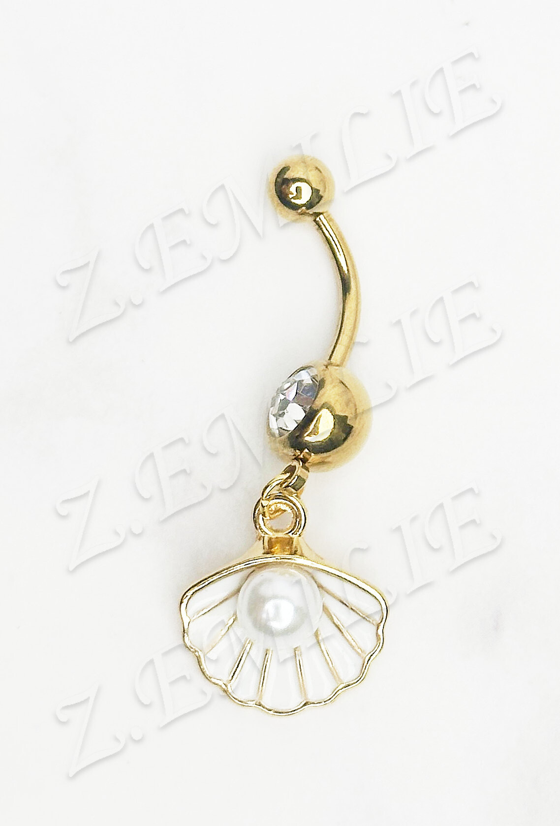 Grossiste Z. Emilie - Piercing nombril perle