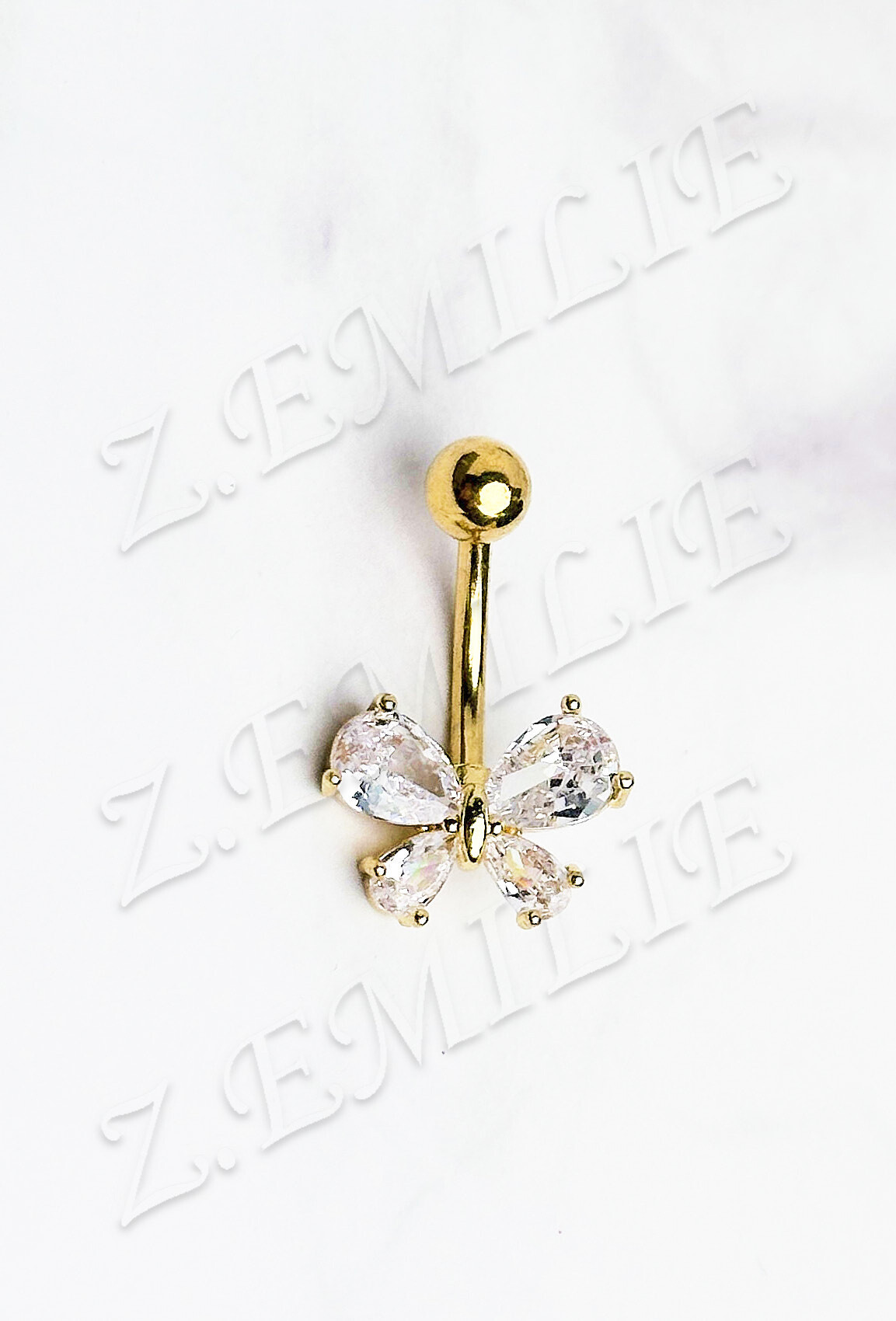 Wholesaler Z. Emilie - Butterfly navel piercing