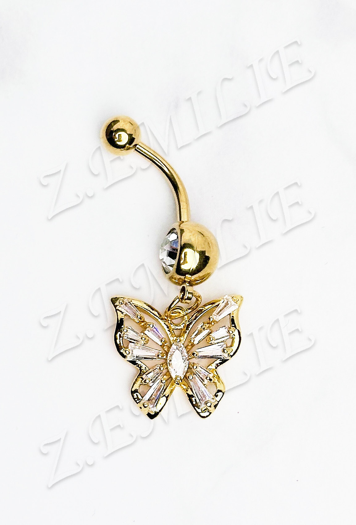 Wholesaler Z. Emilie - Butterfly navel piercing