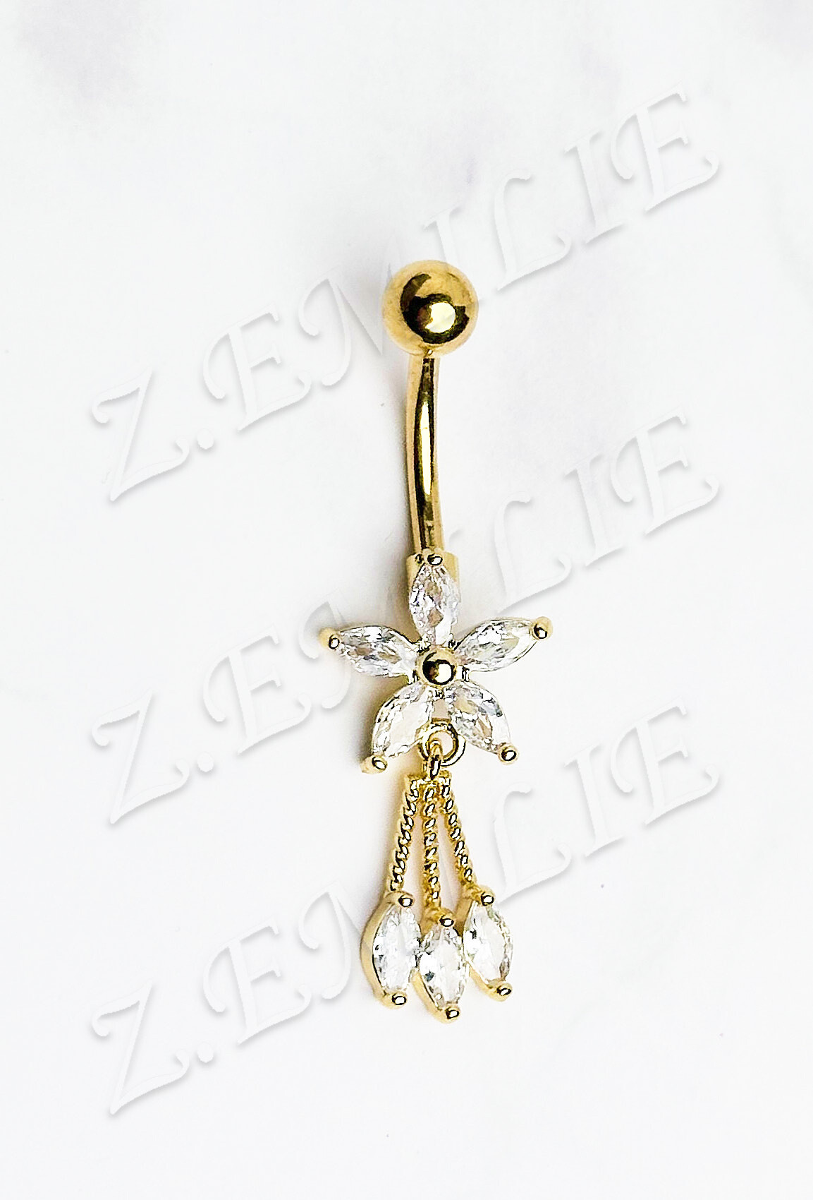 Wholesaler Z. Emilie - Butterfly navel piercing
