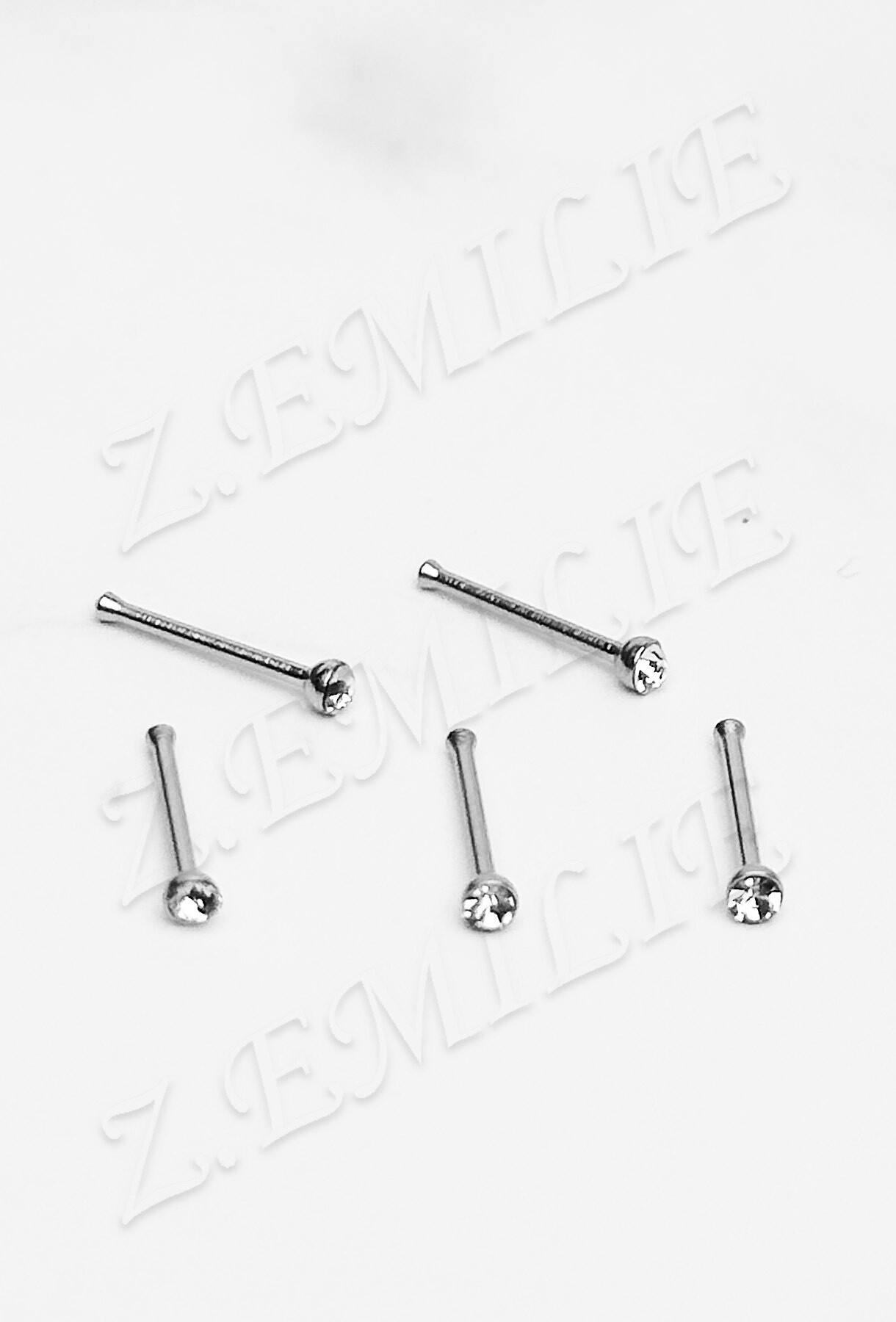 Großhändler Z. Emilie - Nasenpiercing mit 1,8 mm Strassstein