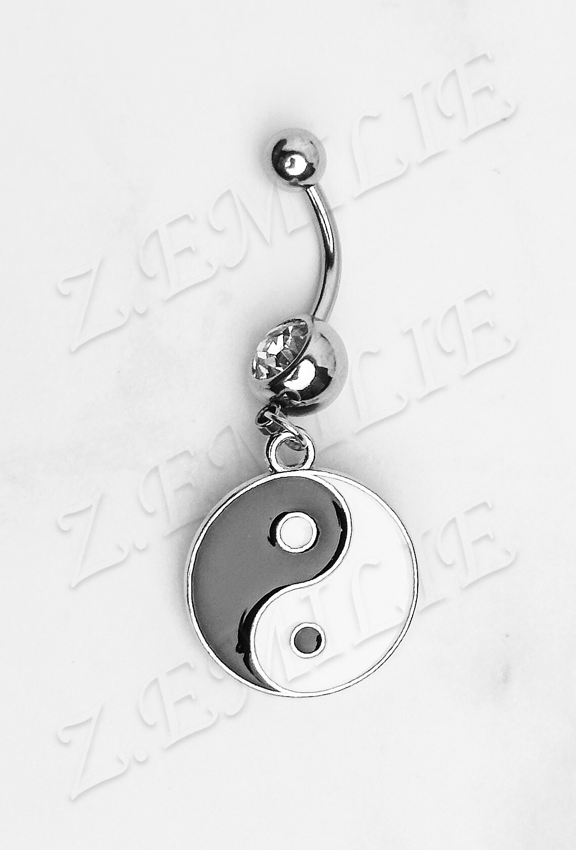 Grossiste Z. Emilie - Piercing nombril yin yang
