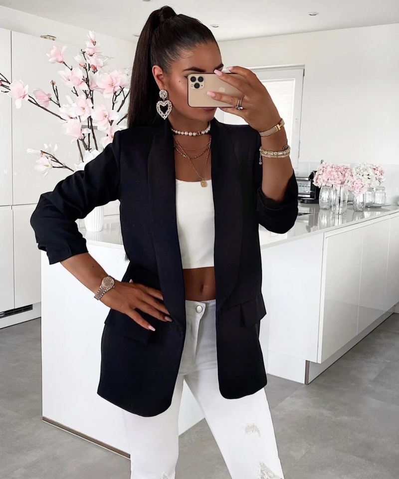 Grossista Z STUDIO - Blazer con maniche arricciate