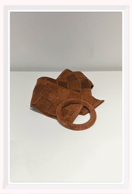 Wholesaler Z & Z - Braided suede belt