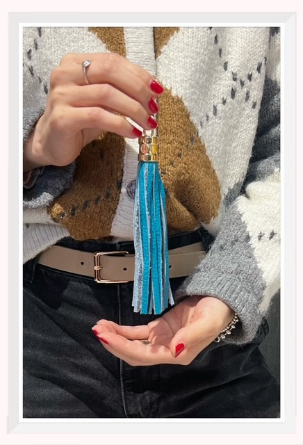 Wholesaler Z & Z - Leather bag charms pom pom