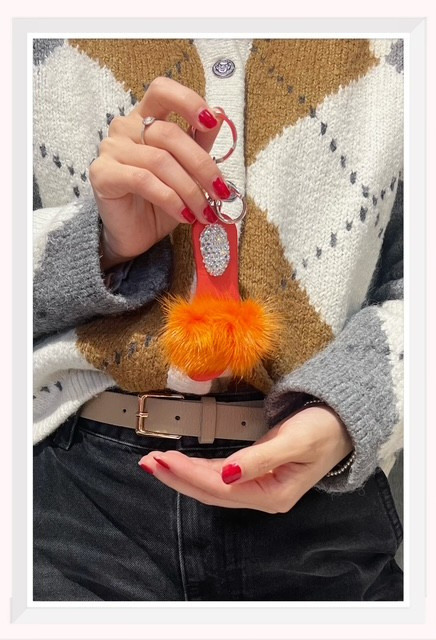 Wholesaler Z & Z - Key holder or Sac Décoration Claquete Form