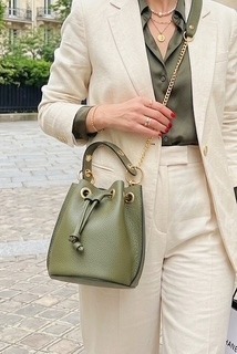 Grossiste Z & Z - Sac bourse en cuir grainé