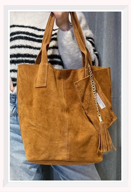 Wholesaler Z & Z - Daim Shopper Bag