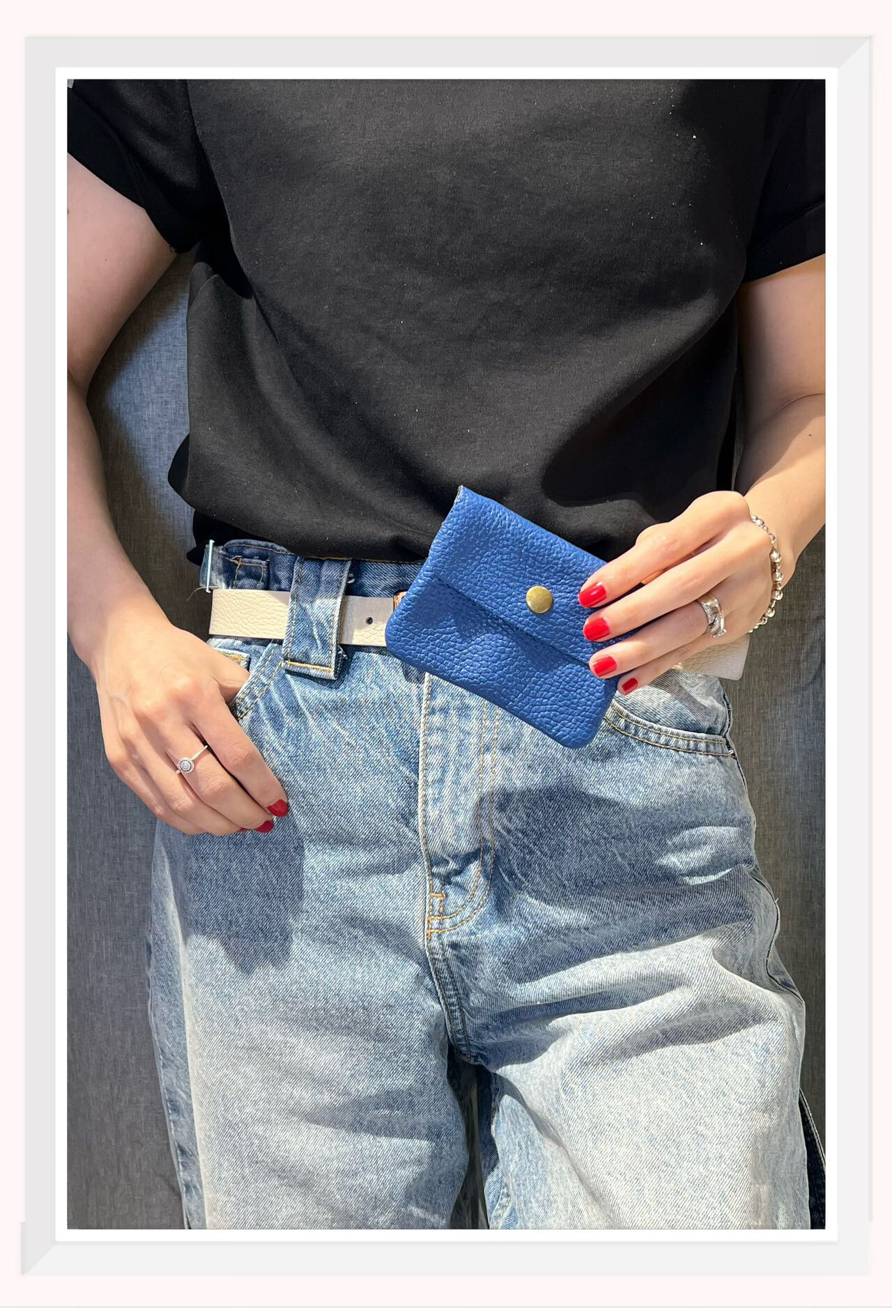 Wholesaler Z & Z - Small format grained leather wallet