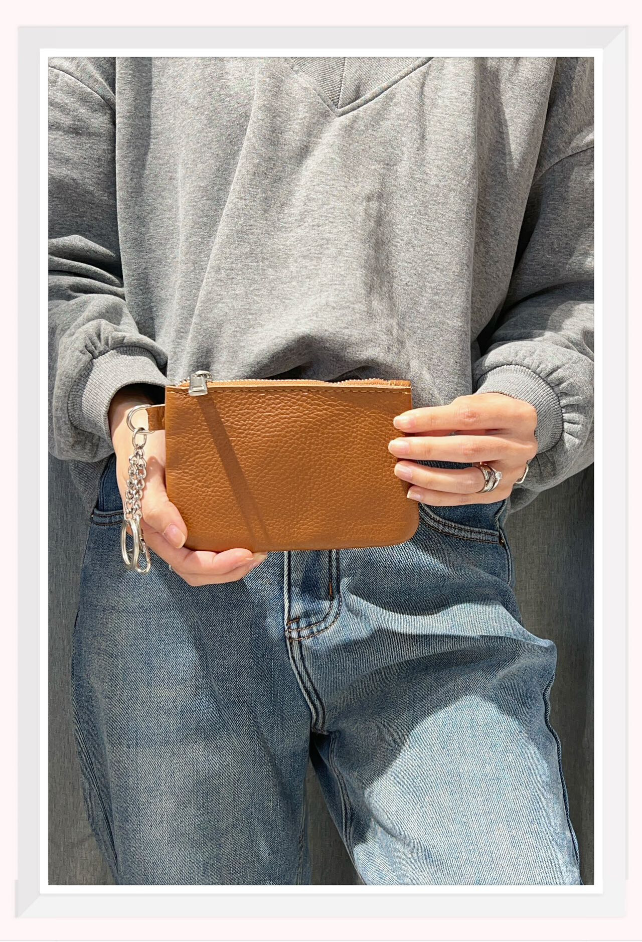 Wholesaler Z & Z - Grained leather wallet