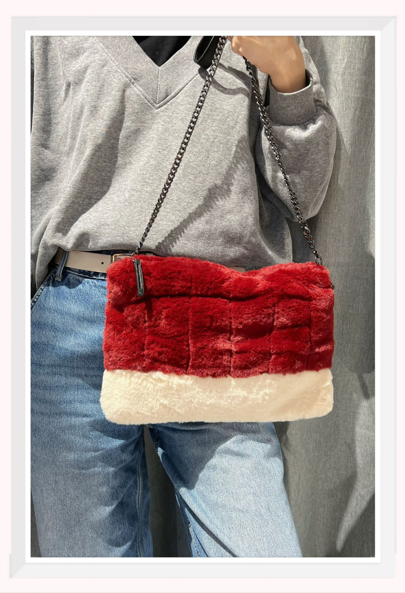 Grossiste Z & Z - Pochette en fourrue synthétique