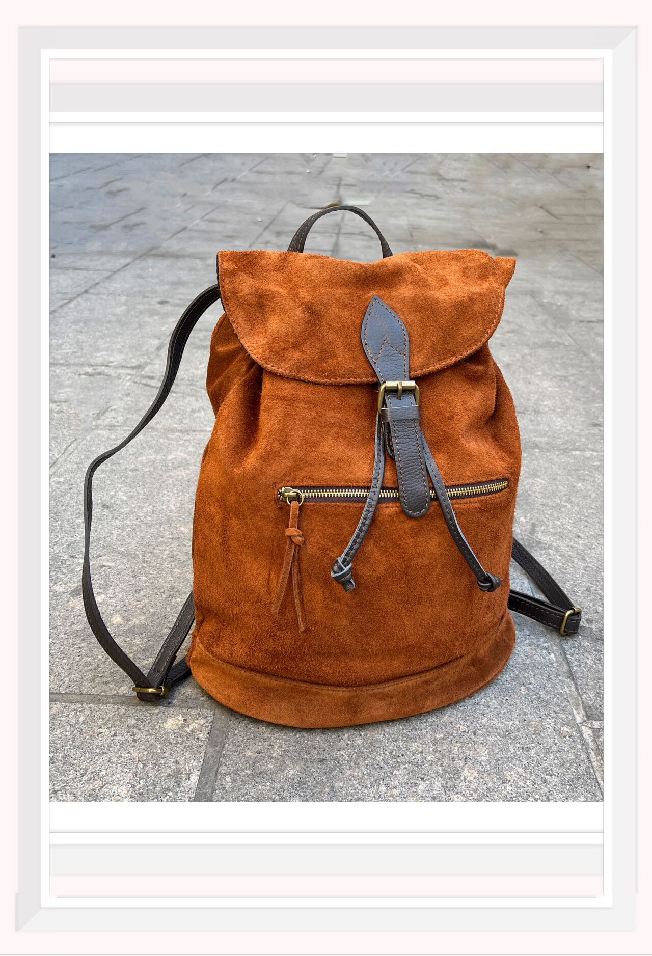 Wholesaler Z & Z - Suede backpack
