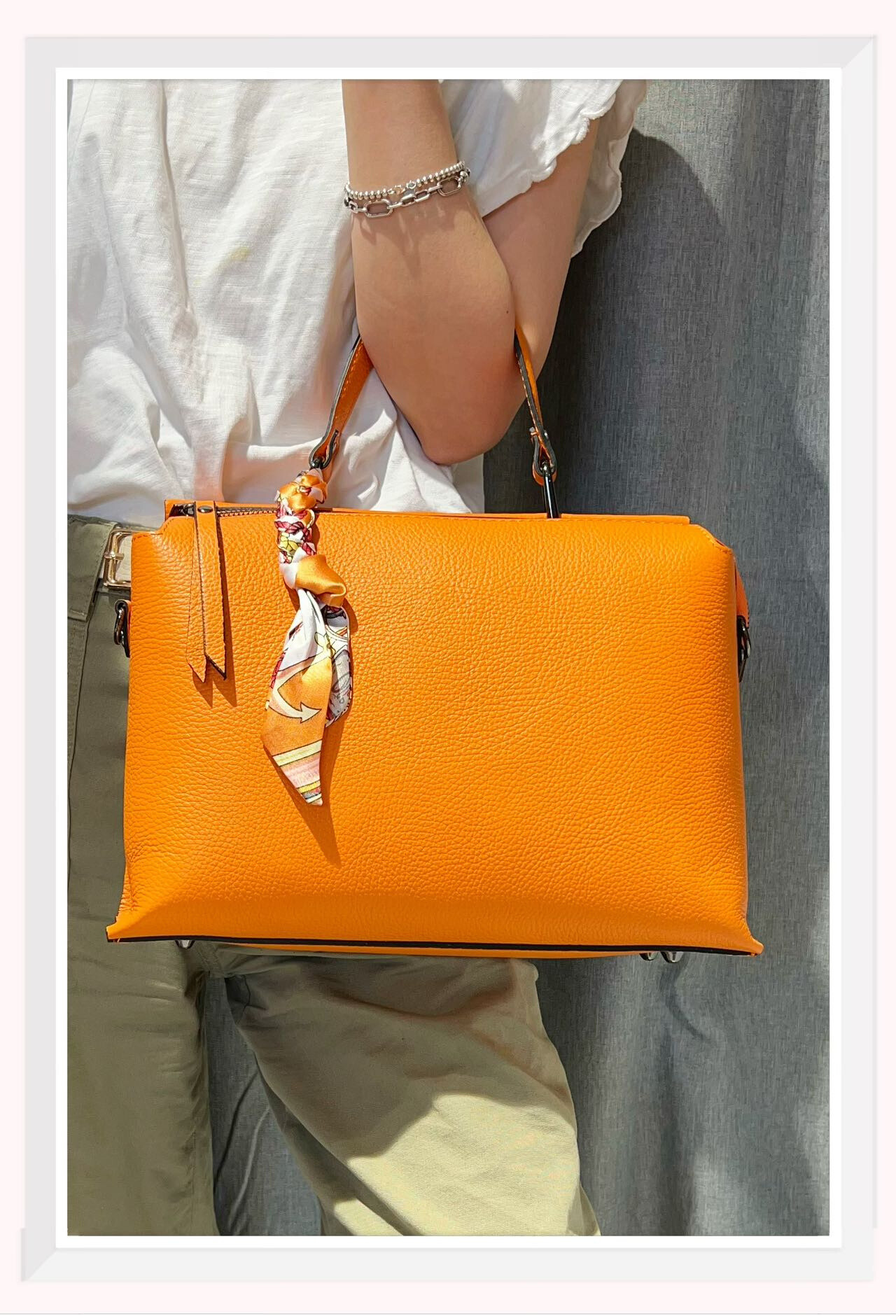 Grossiste Z & Z - Sac à main en cuir grainé