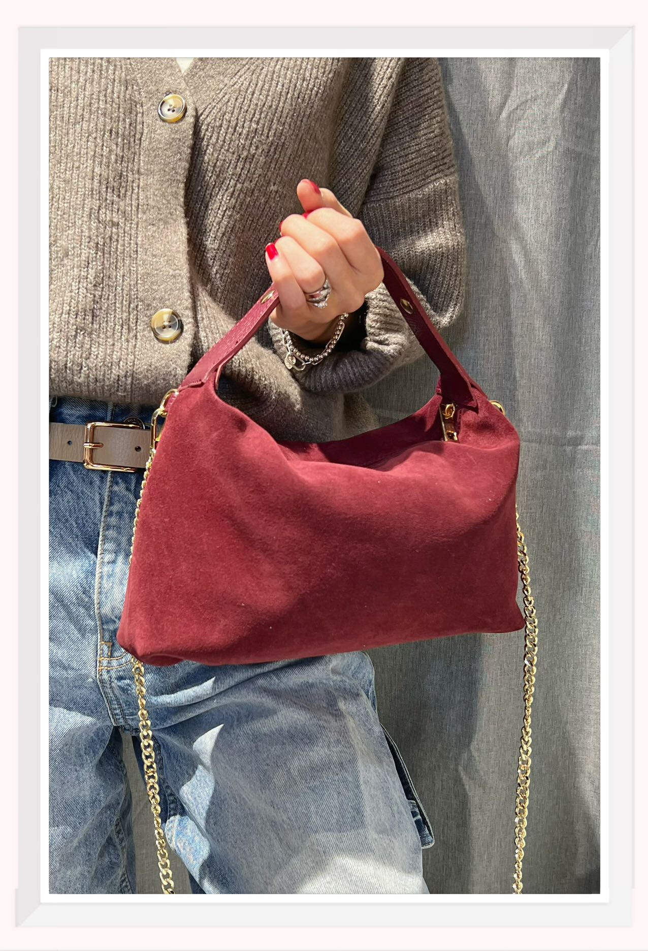 Grossiste Z & Z - Sac à main en daim