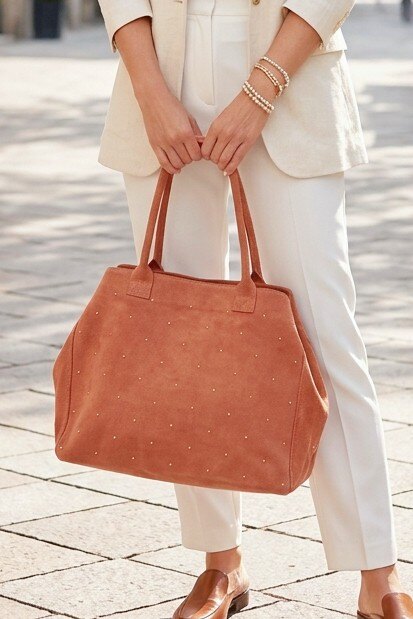 Großhändler Z & Z - Wildlederhandtasche