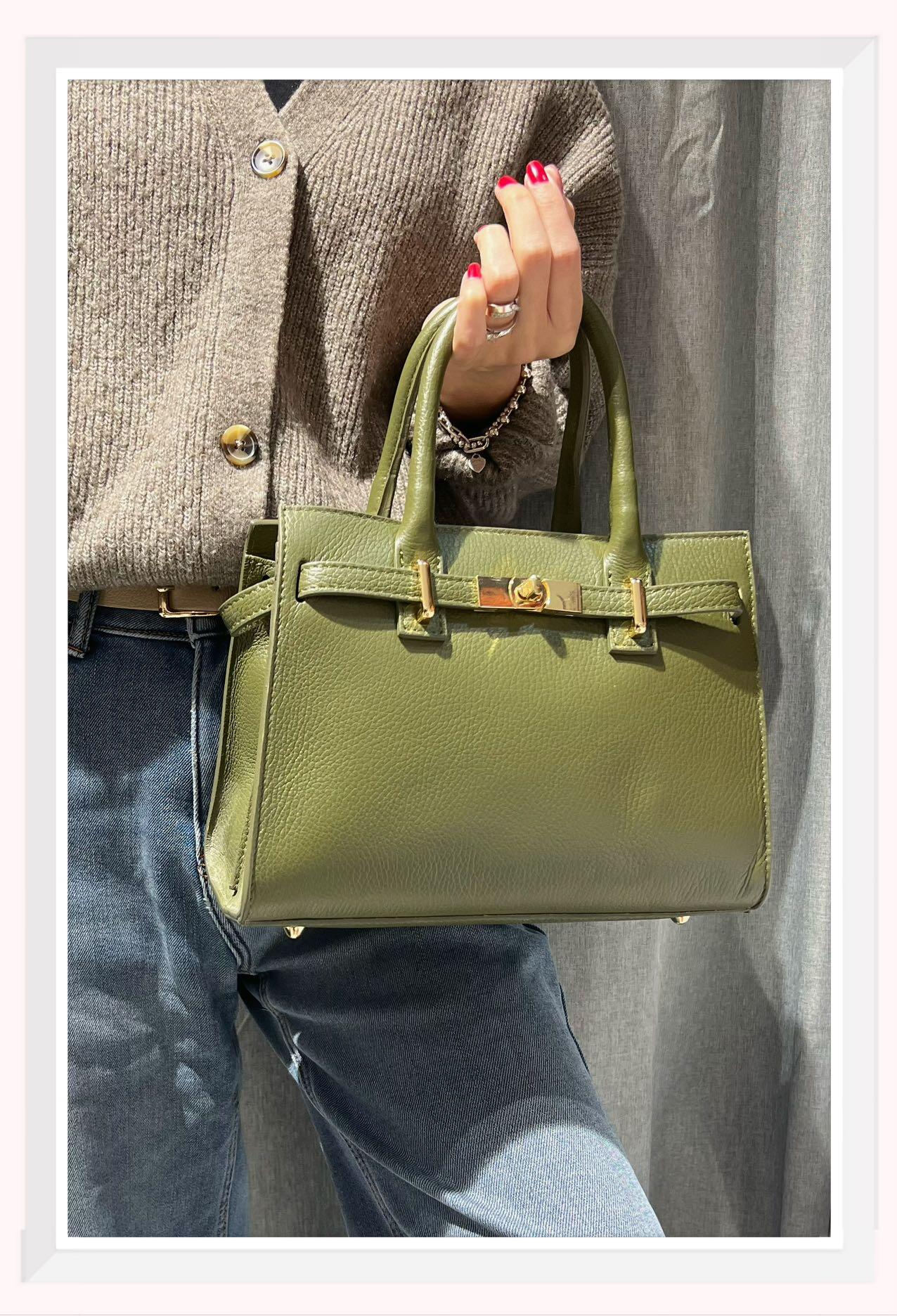 Großhändler Z & Z - Handtasche aus genarbtem Leder
