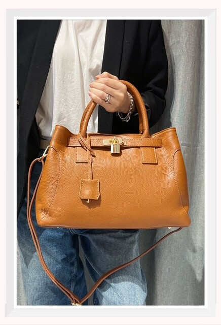 Wholesaler Z & Z - Grained leather handbag