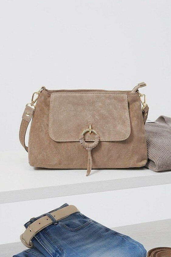 Wholesaler Z & Z - Suede handbag