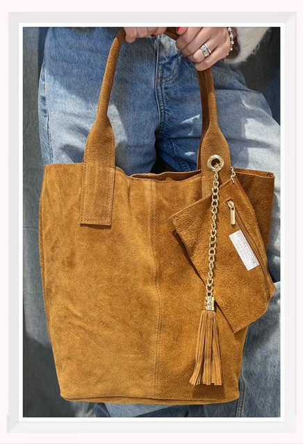 Wholesaler Z & Z - Suede handbag