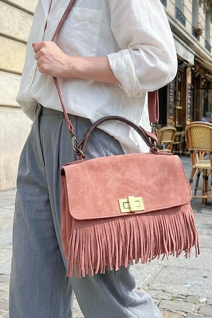 Grossiste Z & Z - Sac à main en cuir et daim