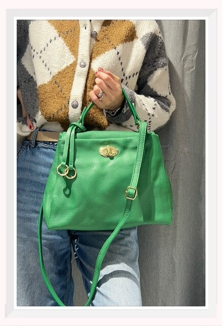 Grossiste Z & Z - Sac à main en cuir grainé