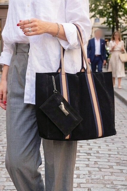 Großhändler Z & Z - Wildlederhandtasche