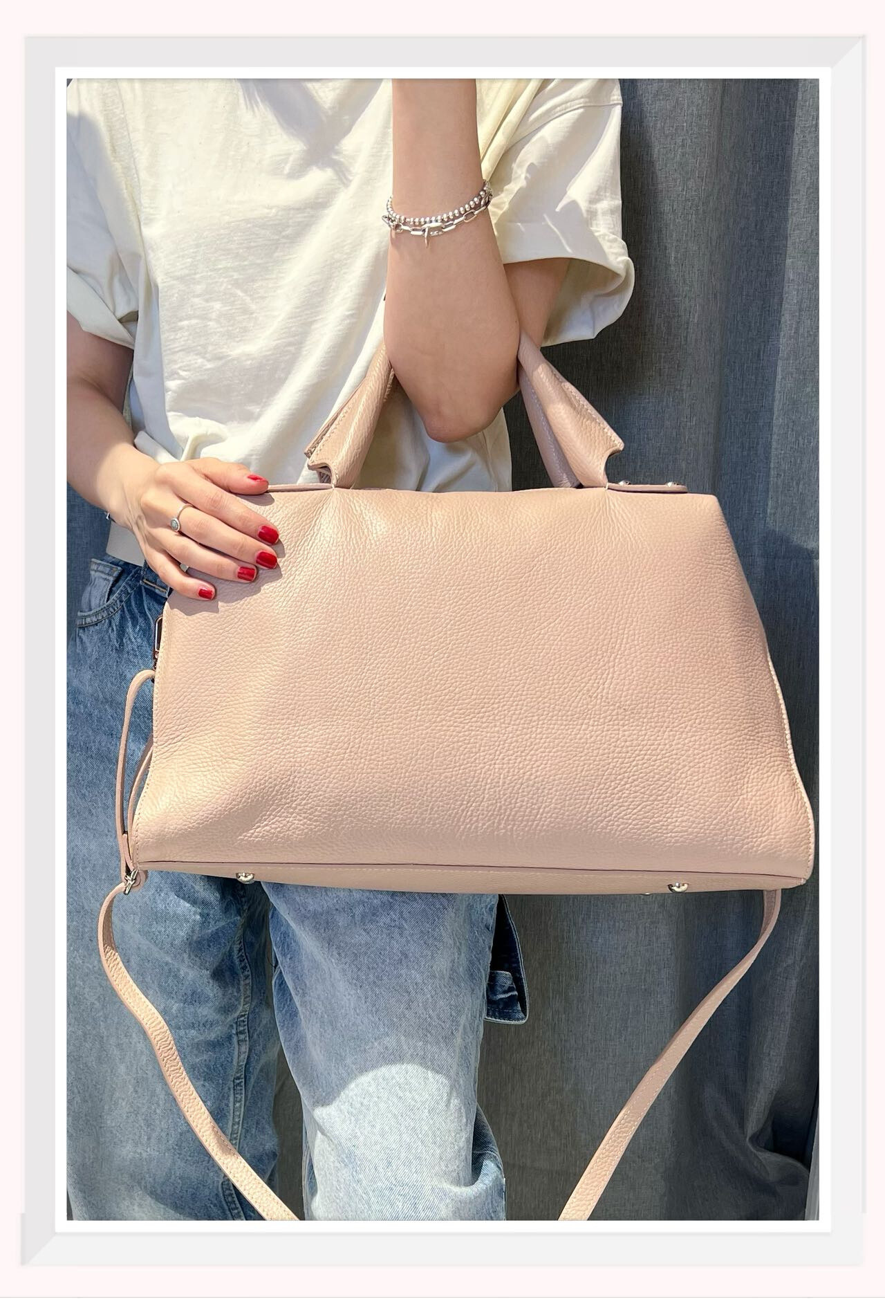 Grossiste Z & Z - Sac à main en cuir grainé